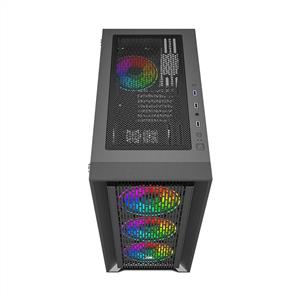 POWER BOOST PB-P705B 650w 80Plus Bronze USB 3.0Mesh ARGB Fanlı Gaming SİYAH KASA