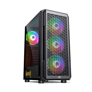 POWER BOOST PB-P3385B USB 3.0 MESH 650W ARGB FAN E-ATX SİYAH KASA