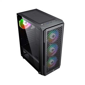 POWER BOOST PB-P3385B USB 3.0 MESH 650W ARGB FAN E-ATX SİYAH KASA