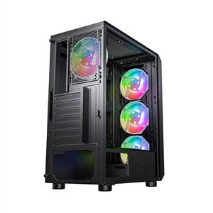 POWER BOOST PB-P3385B USB 3.0 MESH 650W ARGB FAN E-ATX SİYAH KASA