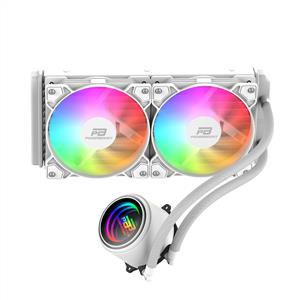 POWERBOOST CIRCLE BEYAZ LGA1700/AM5 2x120mm Rainbow Fanlı 240mm Sıvı Soğutma