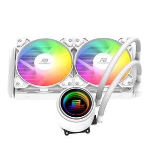 POWERBOOST CIRCLE BEYAZ LGA1700/AM5 2x120mm Rainbow Fanlı 240mm Sıvı Soğutma