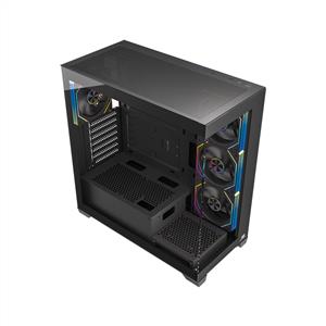 POWER BOOST 750W 80PLUS BRONZE ATX 3.1 PCI-E 5.1 4x120mm ARGB FANLI ATX SİYAH KASA