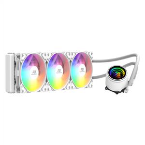 POWERBOOST CIRCLE BEYAZ LGA1700/AM5 3x120mm Rainbow Fanlı 360mm Sıvı Soğutma