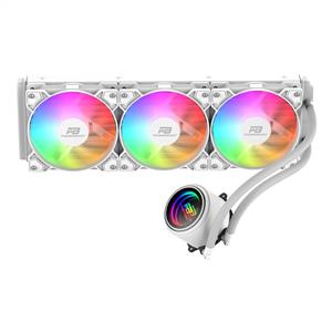 POWERBOOST CIRCLE BEYAZ LGA1700/AM5 3x120mm Rainbow Fanlı 360mm Sıvı Soğutma
