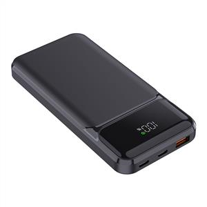 PowerBoost NIGHT 115B 10000mAh 22.5W LCD GizliLED Powerbank - Siyah