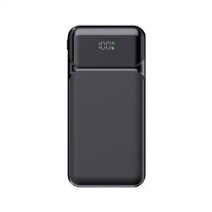 PowerBoost NIGHT 135B 10000mAh 22.5W Dahili Kablo LCD GizliLED Powerbank - Siyah