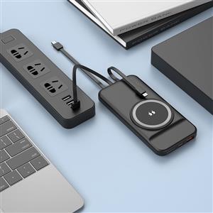PowerBoost MAG 120B 10000mAh 15W Magsafe 22.5W Powerbank - Siyah