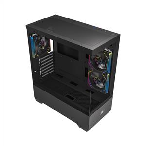 POWER BOOST PB-J903 750W 80PLUS BRONZE ATX 3.1 PCI-E 5.1 3x120mm ARGB FANLI ATX SİYAH KASA