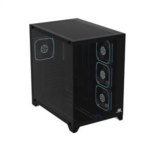 POWER BOOST PB-C902 750W 80PLUS BRONZE ATX 3.1 PCI-E 5.1 4x120mm ARGB FANLI ATX SİYAH KASA