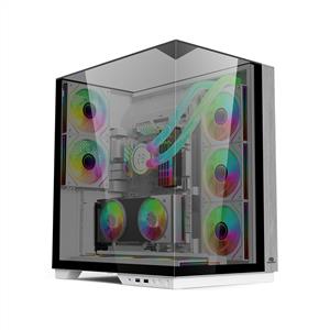 POWER BOOST PBA700B 750W 80PLUS BRONZE 4x120mm RAINBOW FANLI ATX SİYAH KASA