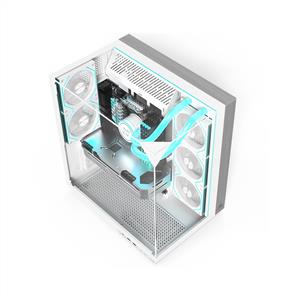 POWER BOOST ECLIPSE 8x120mm ARGB FANLI ATX BEYAZ GAMING KASA