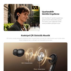 Qcy MeloBuds N60 ANC Bluetooth Kulaklık - Siyah