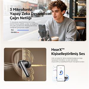 Qcy MeloBuds N60 ANC Bluetooth Kulaklık - Siyah