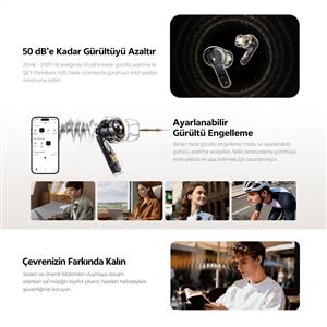 Qcy MeloBuds N20 ANC Bluetooth Kulaklık - Siyah