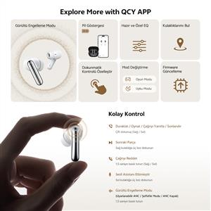 Qcy MeloBuds N20 ANC Bluetooth Kulaklık - Siyah