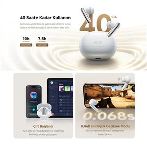 Qcy MeloBuds N20 ANC Bluetooth Kulaklık - Siyah