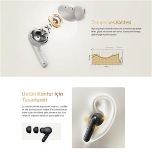 Qcy Buds ANC HT15 ENC Bluetooth Kulaklık - Beyaz