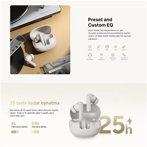 Qcy Buds ANC HT15 ENC Bluetooth Kulaklık- Siyah