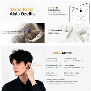 Qcy Buds iPX4 AI Bluetooth Kulaklık - Siyah