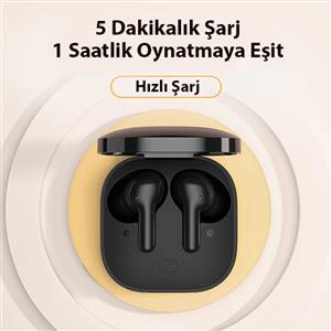 Qcy T13 ANC TWS Bluetooth Kablosuz Kulaklık - Siyah