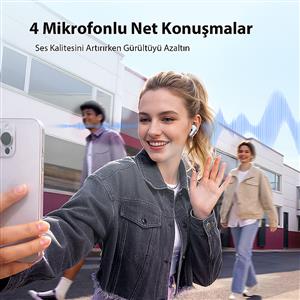 Qcy T13 Pro Bluetooth Kulak İçi Kulaklık - Siyah