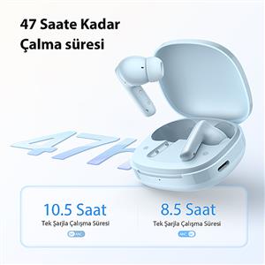 Qcy T13 Pro Bluetooth Kulak İçi Kulaklık - Beyaz