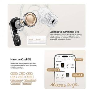 Qcy MeloBuds N20 ANC Bluetooth Kulaklık - Beyaz