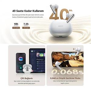 Qcy MeloBuds N20 ANC Bluetooth Kulaklık - Beyaz