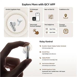 Qcy MeloBuds N20 ANC Bluetooth Kulaklık - Beyaz