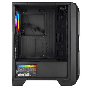 RAMPAGE REACTION 4x120mm Rainbow Fanlı 600W 80PLUS BRONZE MidT ATX GAMING KASA