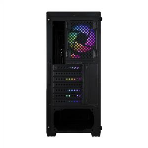 RAMPAGE GALAXY 4x120mm RGB FANLI 600W 80PLUS BRONZE MidT ATX GAMING KASA