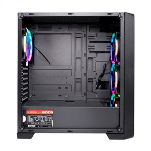 RAMPAGE ESPECTRO 4x120mm RAINBOW FANLI 600W 80PLUS BRONZE MidT ATX GAMING KASA