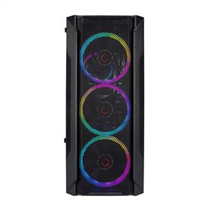 RAMPAGE FUSION 4x120mm RAINBOW FANLI USB3.0 MidT ATX GAMING KASA