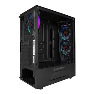 RAMPAGE FUSION 4x120mm RAINBOW FANLI USB3.0 MidT ATX GAMING KASA
