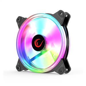 RAMPAGE 6C-120 1x120mm DOUBLE RING 6 RENK LEDLİ FAN