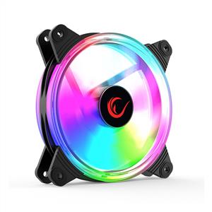 RAMPAGE 6C-120 1x120mm DOUBLE RING 6 RENK LEDLİ FAN