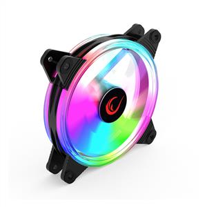 RAMPAGE 6C-120 1x120mm DOUBLE RING 6 RENK LEDLİ FAN