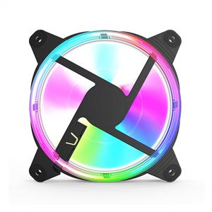 RAMPAGE 6C-120 1x120mm DOUBLE RING 6 RENK LEDLİ FAN
