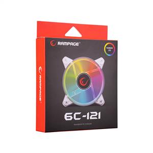 RAMPAGE 6C-121 1x120mm RAINBOW FAN