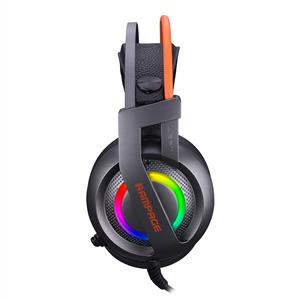 RAMPAGE RM-X7 TORNADO RGB LEDLİ GAMİNG OYUNCU MİKROFONLU KULAKLIK- SİYAH