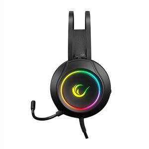 RAMPAGE RM-K45 ORBIT- S RGB LED 7.1 GAMİNG MİKROFONLU OYUNCU KULAKLIĞI- SİYAH