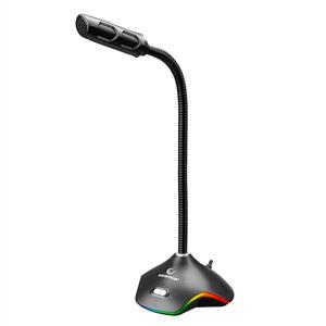 RAMPAGE RMX-M7 PYTHON USB RGB LEDLİ GAMİNG MİKROFON- SİYAH