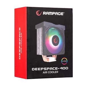 RAMPAGE DEEPSPACE-400 1x120mm ARGB FANLI İŞLEMCİ SOĞUTUCU