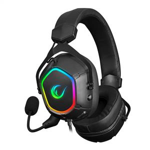 RAMPAGE RX7 COMBAT RGB LED 7.1 GAMİNG MİKROFONLU OYUNCU KULAKLIĞI -SİYAH
