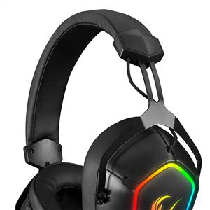 RAMPAGE RX7 COMBAT RGB LED 7.1 GAMİNG MİKROFONLU OYUNCU KULAKLIĞI -SİYAH