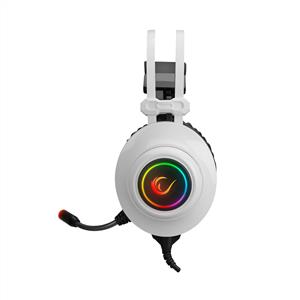 RAMPAGE RM-K1 PULSAR USB 7.1 SURROUND RGB IŞIK EFEKTLİ GAMİNG KULAKLIK - BEYAZ