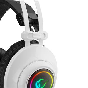RAMPAGE RM-K1 PULSAR USB 7.1 SURROUND RGB IŞIK EFEKTLİ GAMİNG KULAKLIK - BEYAZ