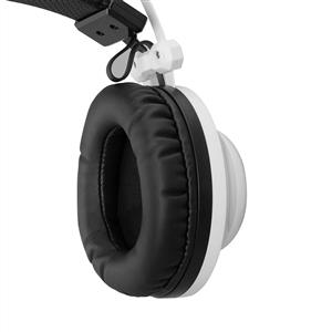 RAMPAGE RM-K1 PULSAR USB 7.1 SURROUND RGB IŞIK EFEKTLİ GAMİNG KULAKLIK - BEYAZ