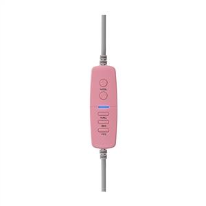 RAMPAGE RM-K1 PULSAR USB 7.1 SURROUND RGB IŞIK EFEKTLİ GAMİNG KULAKLIK - PEMBE